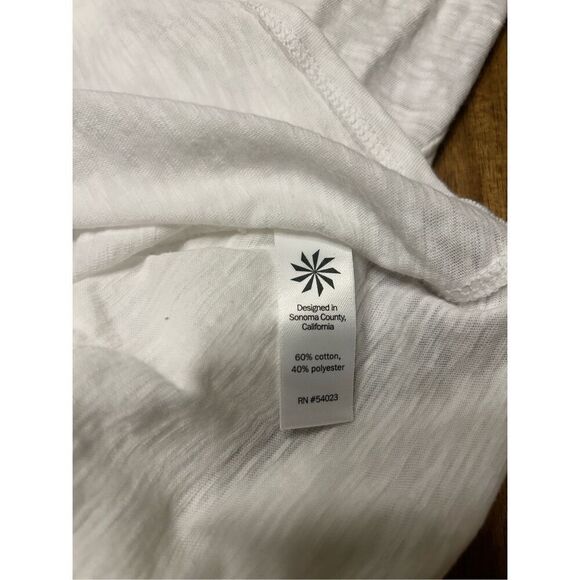 Women's Athleta solid white tank size Small White - Picture 6 of 9